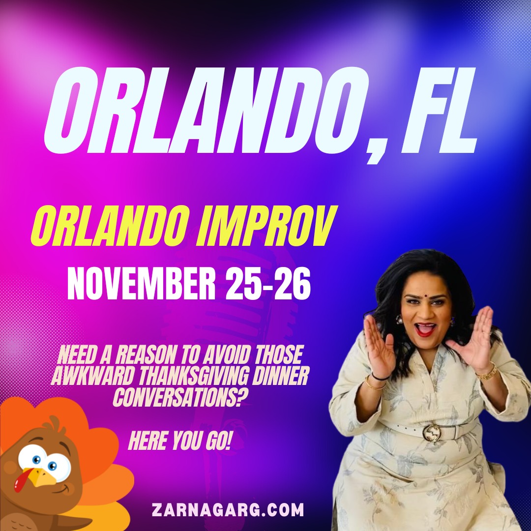 Stand-up comedian Zarna Garg comes to Orlando!